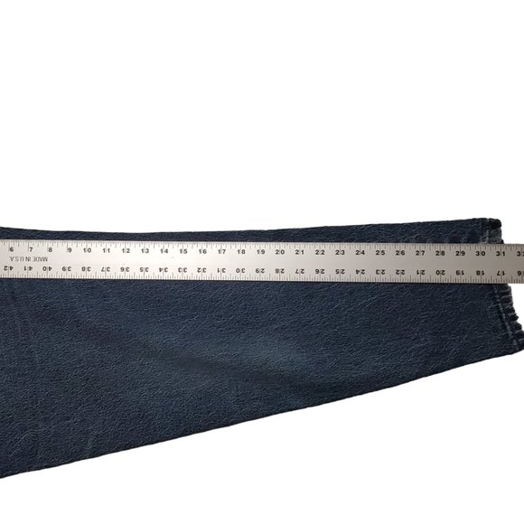 Vtg 80s USA Levis 921 S 18 (31x31 14" High Rise) Mom Tapered *Hemmed* Jeans A14 - Picture 10 of 11